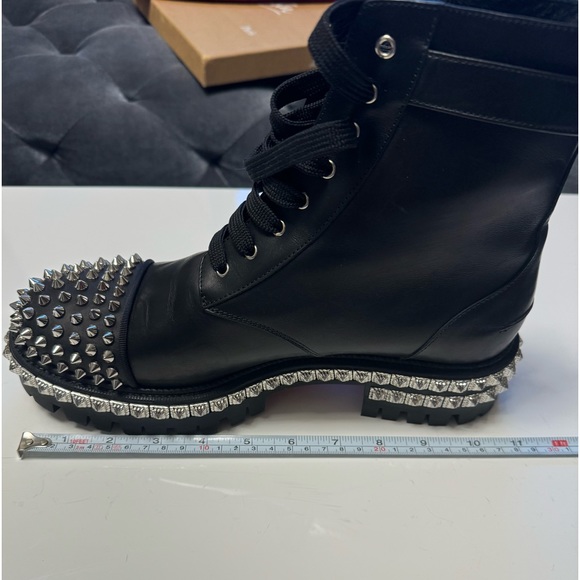 LOUBOUTIN SPIKED BOOTS - Picture 10 of 13